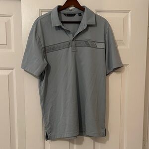 Travis Mathew Men's Soft Blue Polo Shirt